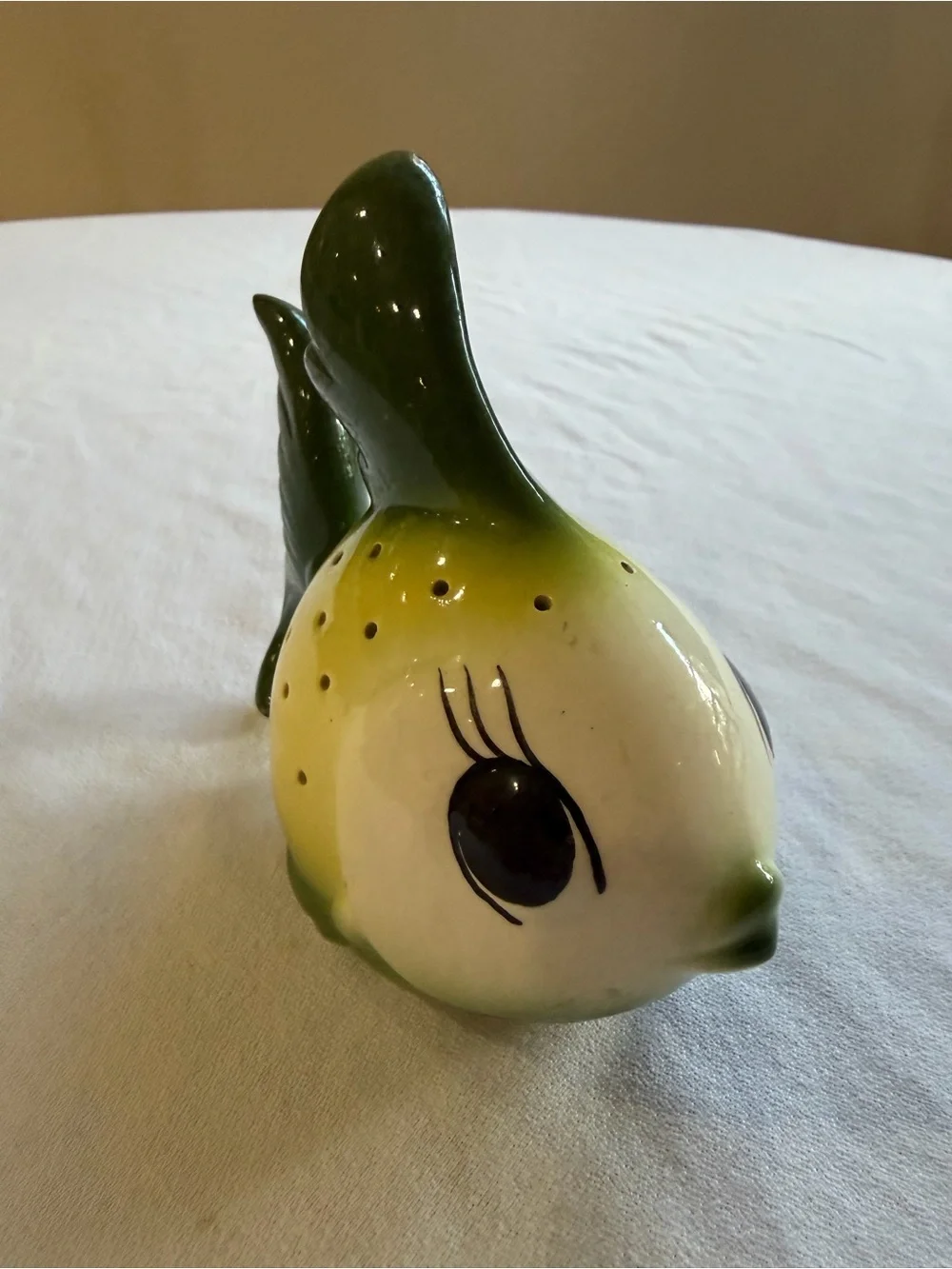 VTG MCM Ceramic Anthropomorphic Fish Appetizer/Toothpick Holder